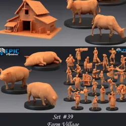 $39.90Farm Village Set / Villager & Farmer Encounter / Pre-Supported
