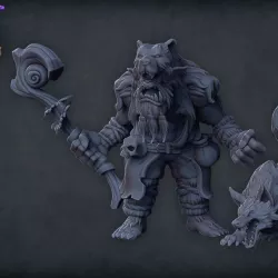 $4.00Bugbear druid with familiar