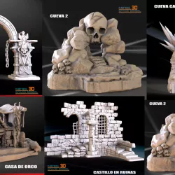 $4.00CASA MEDIEVAL PARA WARHAMMER