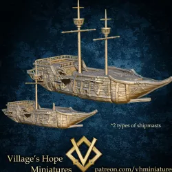 $4.00damaged ghost pirate ship