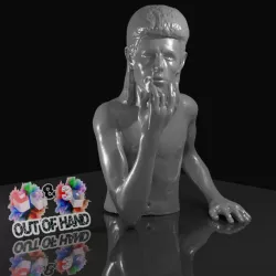 $4.00David Bowie - Body and head bust