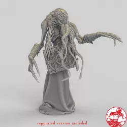 $4.00Deepest Dark Mind Flayer 1 inch base, 32 mm height medium miniature