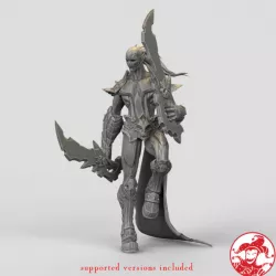 $4.00Demendril Dark Elf Ranger Blademaster Slayer 2 versions 1 inch base, 32 mm height Medium miniature