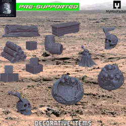 $4.00Desert item bundle (Pre-supported DeFenceee!!! decorations)