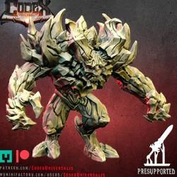 $4.00Fire and stone Demon Standing