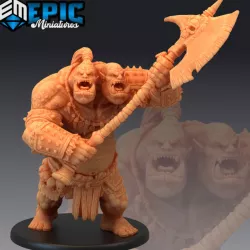 $4.90Ettin Tribe Axe Warrior / Ancient Two Headed Ogre / Burning Land Encounter