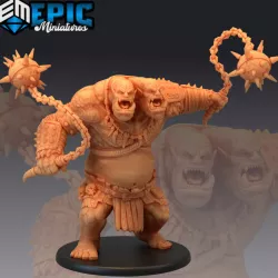 $4.90Ettin Tribe Flail Warrior / Ancient Two Headed Ogre / Burning Land Encounter