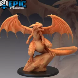 $4.90Fafnir Roar / Norse Cursed Dwarf Drake / Bipedal Fire Dragon