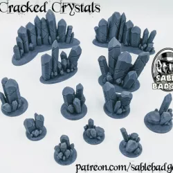 $4.99Cracked Crystal formations