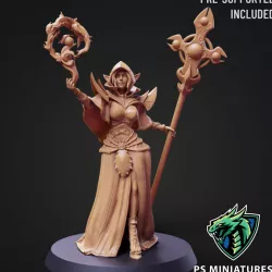 $4.99Drow Cleric Pose 1 - 4 Variants and Pinup