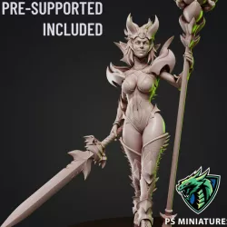 $4.99Drow Sorceress Elite Pose 2 + Pinup Variant