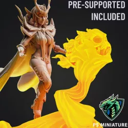 $4.99Drow Sorceress Pose 2 + Pinup Variant