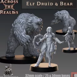 $4.99Elf Druid & Bear