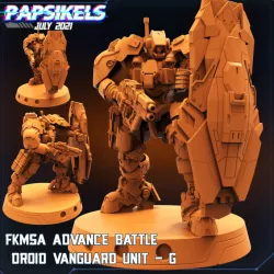 $4.99FKMSA ADVANCE BATTLE DROID ARMORED VANGUARD UNIT - G