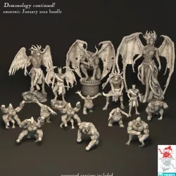 $45.00Demonology, continued! - Demon Lords and Demons bundle 13