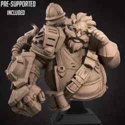 $5.00(Bust) Dr. TNT "Tiny Tim", the Chunky Artificer (2 Versions)