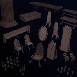 $5.00Castle Furniture bundle