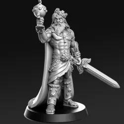 $5.00Cron - Barbarian - 32mm - DnD -
