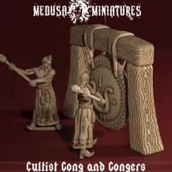 $5.00Cult of the Cobra - Cultist Gong and Gongers (supported)