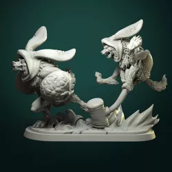 $5.00Diorama "Give me the Eggs!" pre-supported