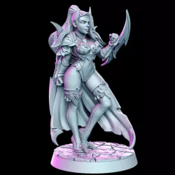 $5.00Elena- Female Assassin- 32mm - DnD