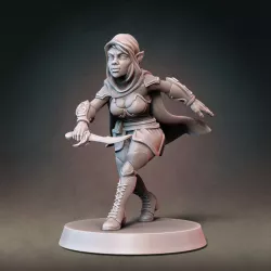 $5.00Elf Rogue Type A with Modular Hands and Weapons (Presupported)