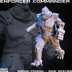 $5.00Enforcer Commander - Simii Species - Narok Prison Collection