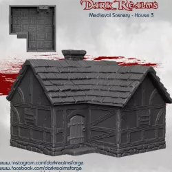 $5.95Dark Realms Medieval Scenery - House 3