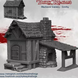 $5.95Dark Realms Medieval Scenery - Smithy