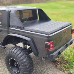 $6.00CGRC XC fastback hard bed cover for Axial SCX10-3 Jeep Gladiator