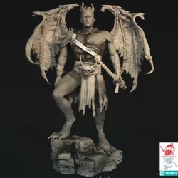 $6.00Dark Prince of Demons (2 inch/50 mm base, 2+ inch/60 mm height miniature)