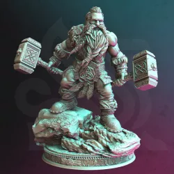 $6.00Dwarf Barbarian - Mathias