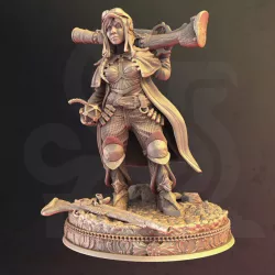 $6.00Dwarven Hunter & Ranger - Brumhilda
