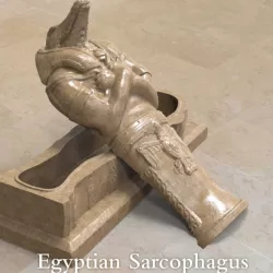 $6.00Egyptian Sarcophagus -Crocodile Pharoah