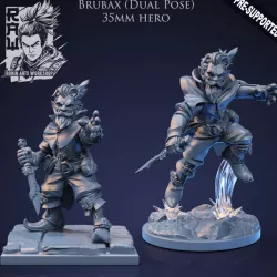 $6.99Brubax the Sorcerer - Idle and Action Pose