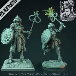 $6.99Burondi The Cleric- Idle and Action Pose