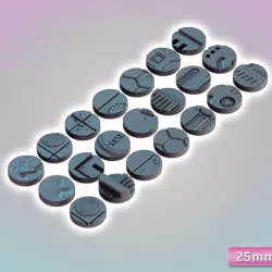 $7.50City & Industrial Bases 25mm