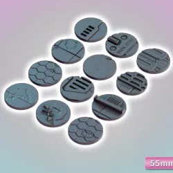$7.50City & Industrial Bases 55mm