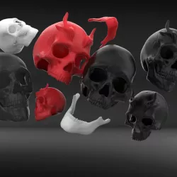 $8.00Fantasy skulls