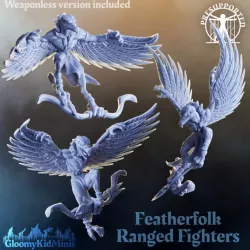 $8.00Featherfolk Ranged Fighter (Weaponless wersion included)