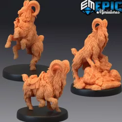 $8.90Climbing Ram Set / Six Legged Mountain Goat