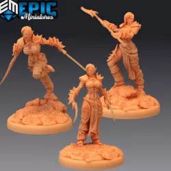 $8.90Elven Huntress Set / Female Barbarian Elf / Ancient Elvish Tribe