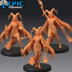 $8.90Enchantress Set / Succubus Sorceress / Female Devil Magician