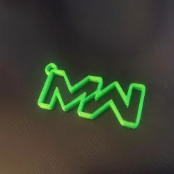 Call of duty Modern warfare logo keychain