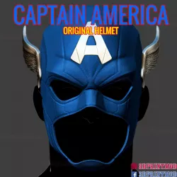 Captain America Helmet Original - Marvel Cosplay Helmet