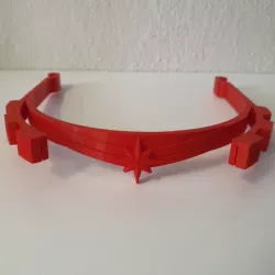 Captain Marvel face shield visor