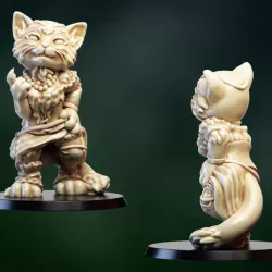 Catfolk courtesan girl
