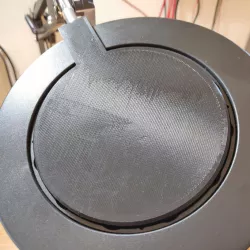 Circular dust cover (magnifying glass desk lamp cover)