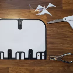 Cut & Punch Jig for 3DVerkstan Face Shields (US 6 Hole)