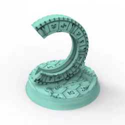 Dark city - 32mm Scenic round base & flying stand